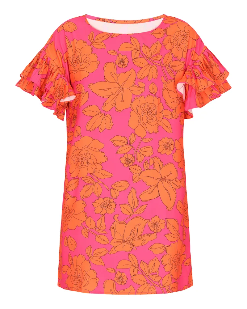 FAINA Kleid Frauen rosa-orange Orange