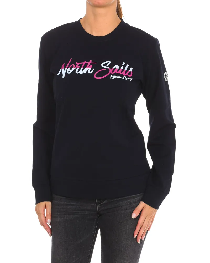 North Sails Langärmeliges Sweatshirt mit Rundhalsausschnitt 9024250 women Blau