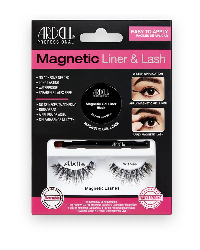ARDELL Magnetic Liner &amp Lash Wispies Wimpern + Gel-liner 3 Einheiten 