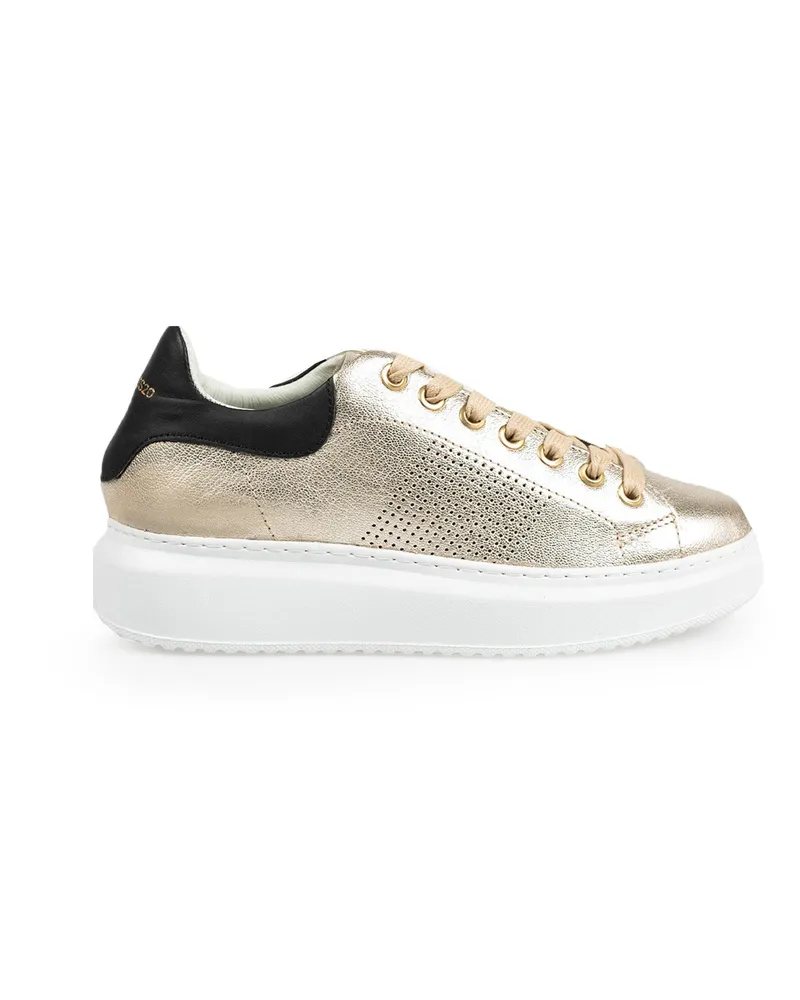 Baldinini Sneaker Woman's Gold Gold