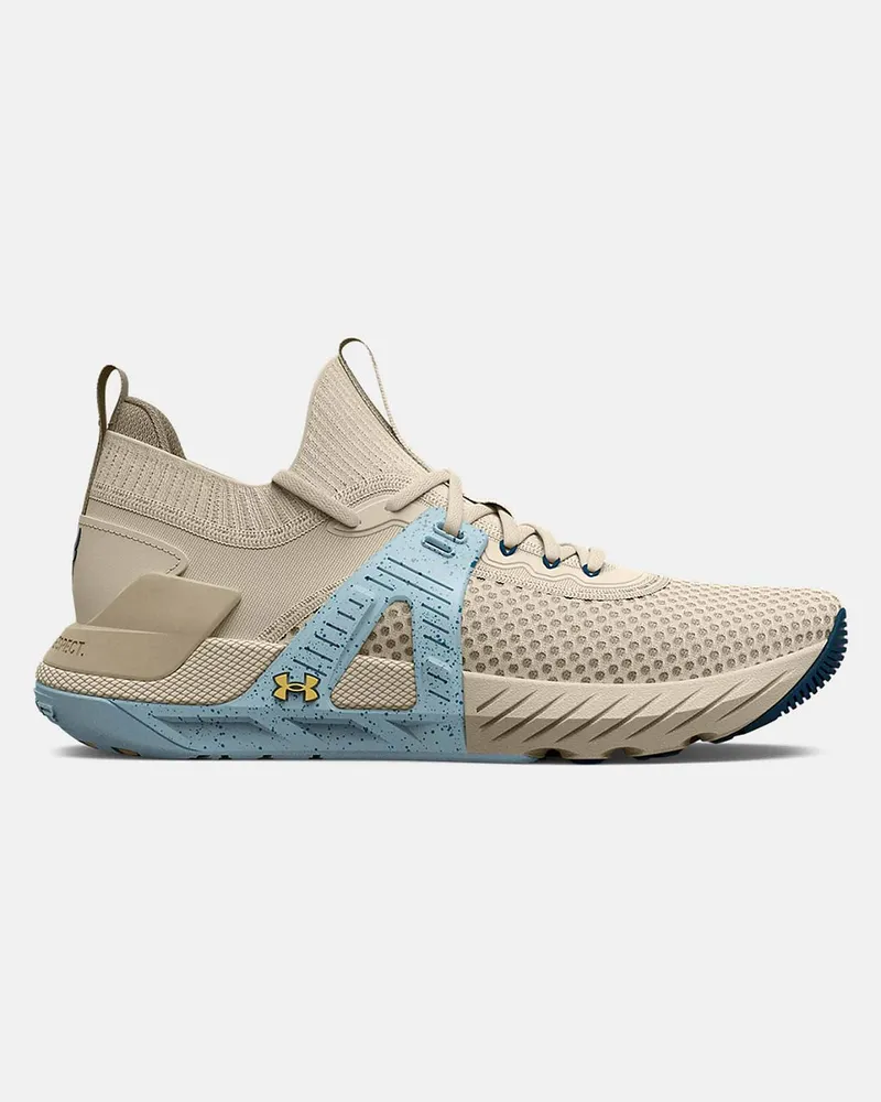 Under Armour Under Armor Project Rock 4 Team Beige Womens Trainer Beige