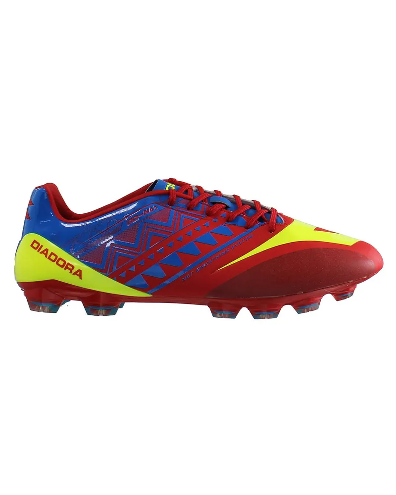 Diadora DD-Na3 GLX 14 Herren Rote Fußballstiefel Mehrfarbig