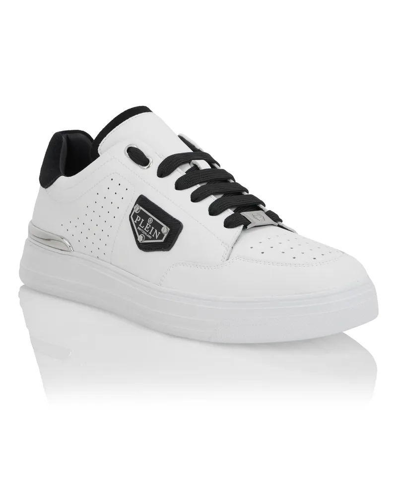 Philipp Plein Lo-Top Turnschuhe Weiß