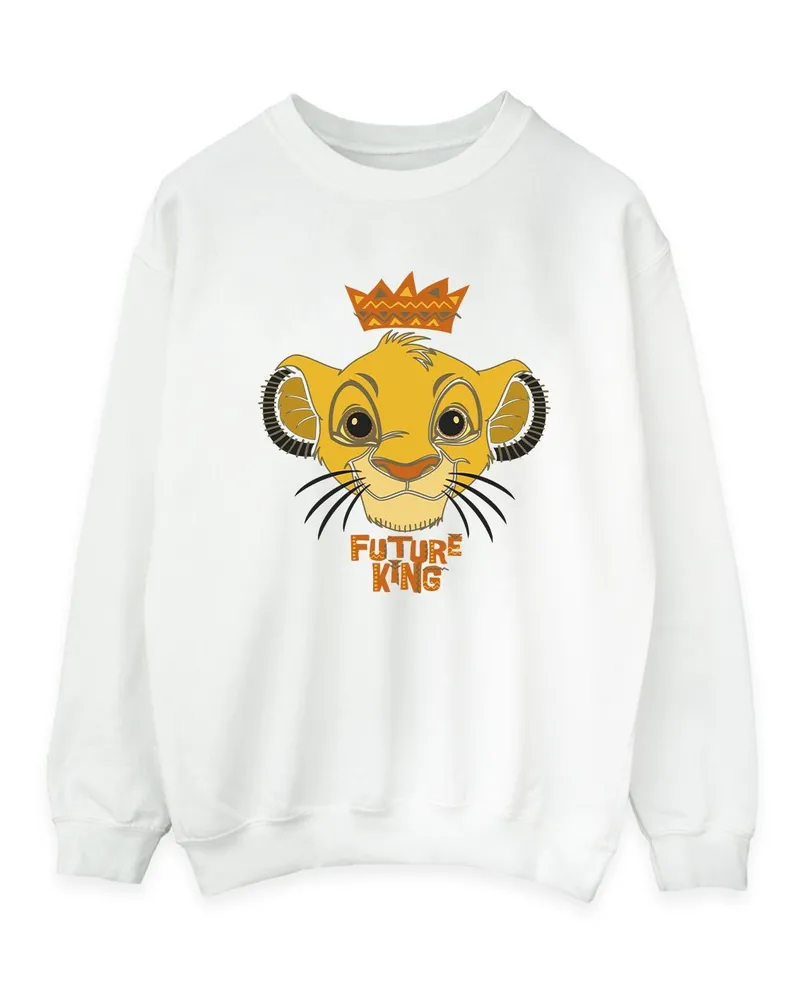 Disney The Lion King Future King" Sweatshirt für Damen (Weiß Weiß