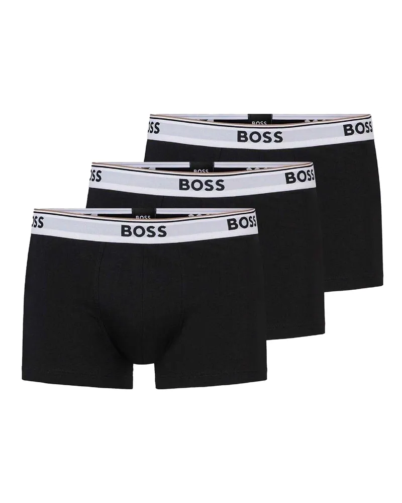 HUGO BOSS Bodywear" Boxershorts für Herren (3er-Pack) (Schwarz/Weiß Schwarz