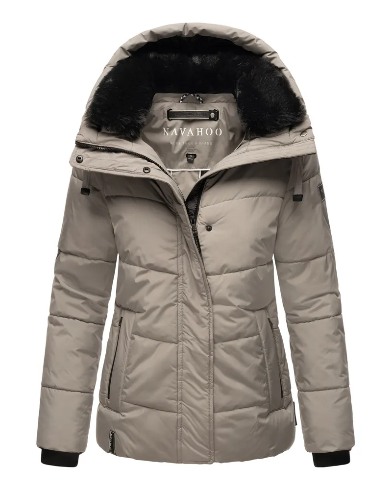 NAVAHOO Steppjacke für Damen "Sag Yes" – leicht und stylisch - Grau Grau