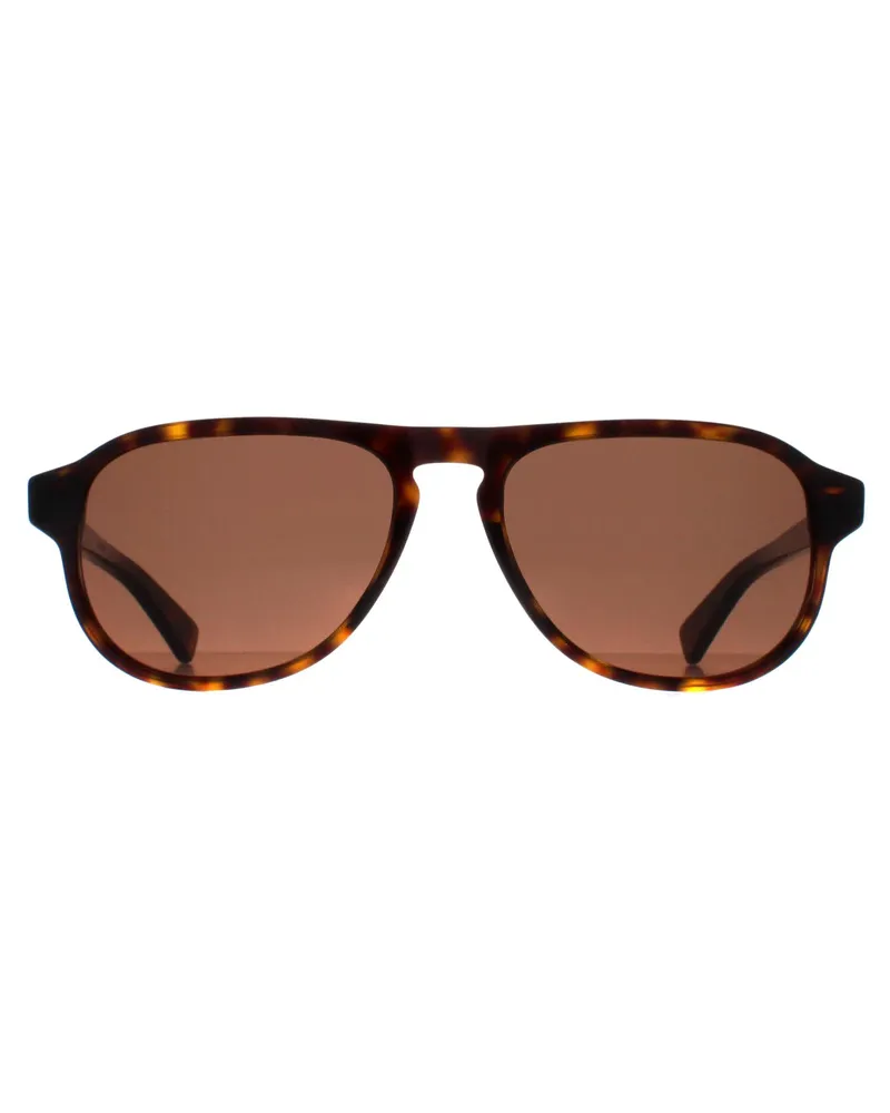 Bottega Veneta Pilotenbrille Unisex Havanna Braun BV1292S Braun