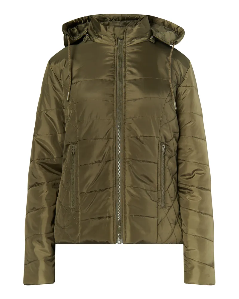 My Mo Leicht wattierte Jacke Damen militärisch oliv Oliv
