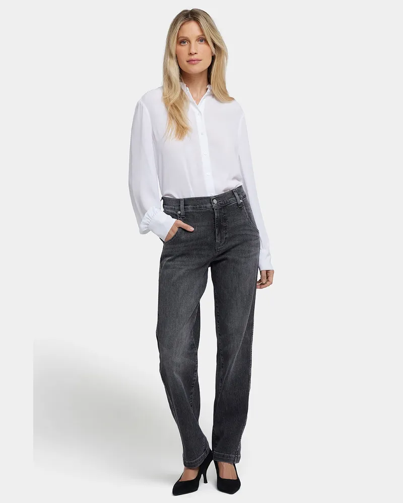 NYDJ not your daughter's Jeans  Brooke Loose Straight Jeans - Grau Grau