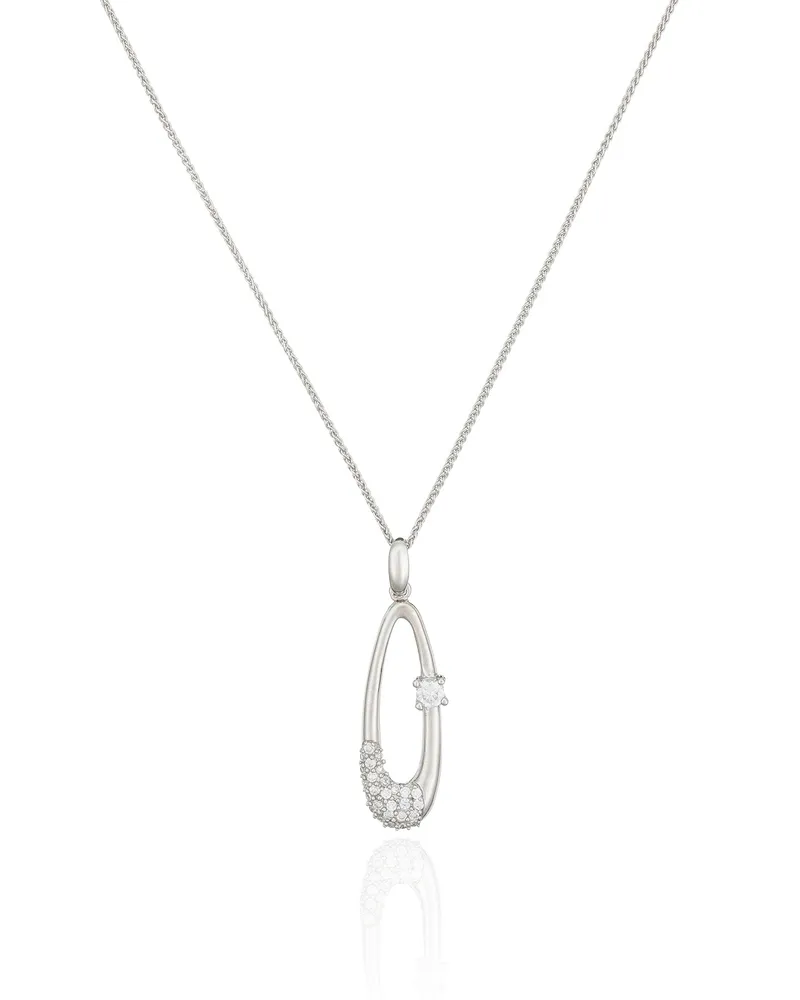 Orphelia Damen-Kette aus 925er Sterlingsilber mit Anhänger – Silber PEN-2082 Silber