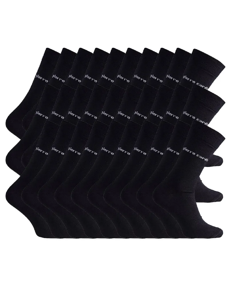 Pierre Cardin Business-Socken 30 Paar in Schwarz Schwarz