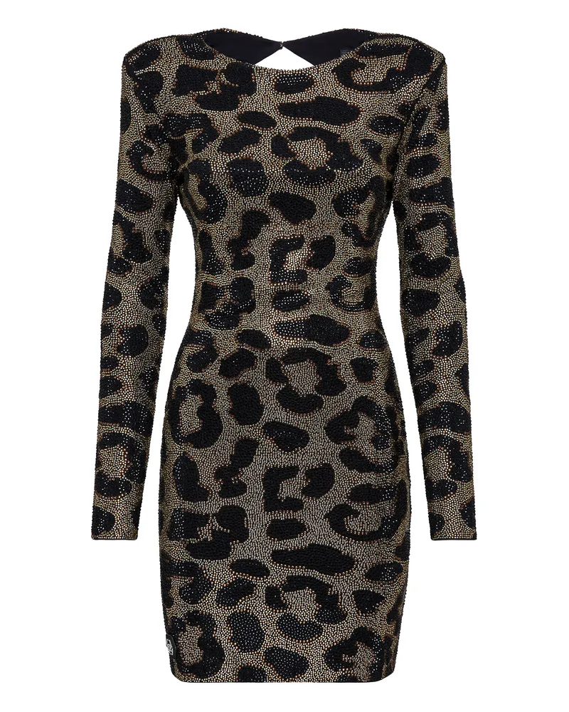 Philipp Plein Minikleid Leopard Leopardenmuster