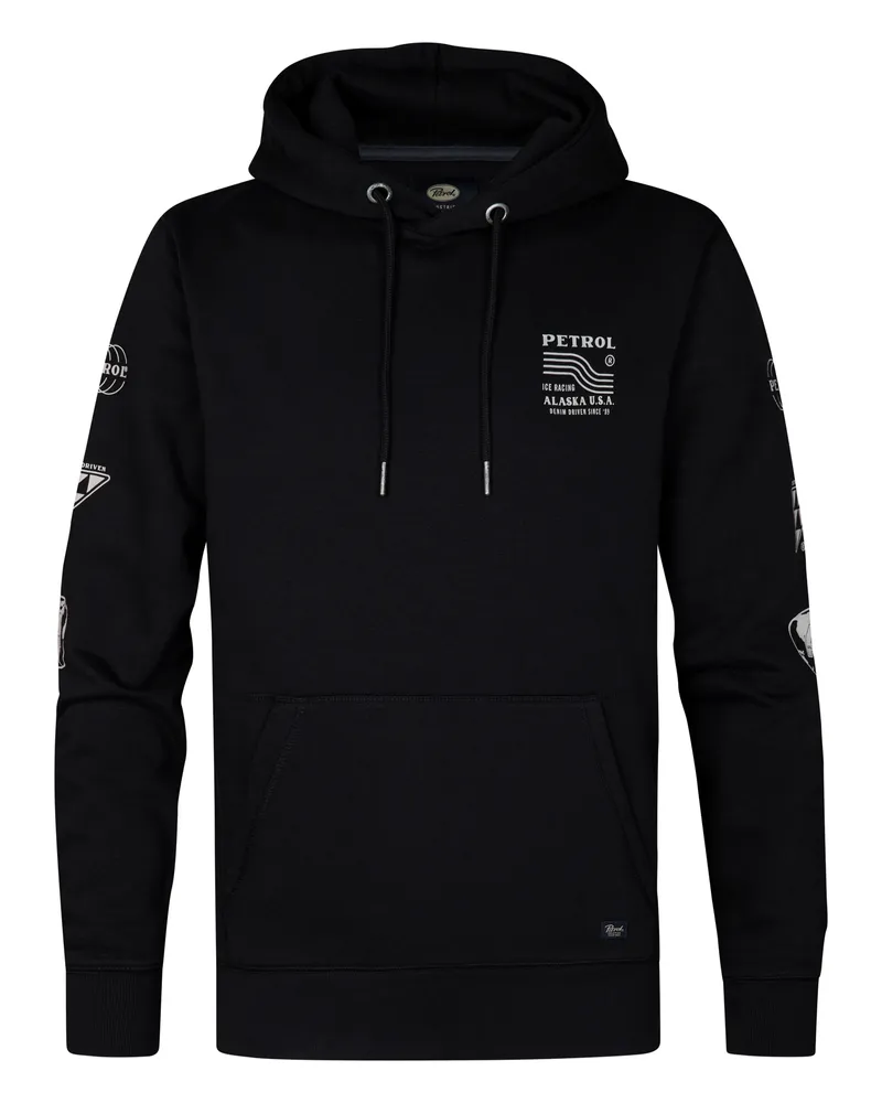 Petrol Industries Kapuzenpulli Schwarz