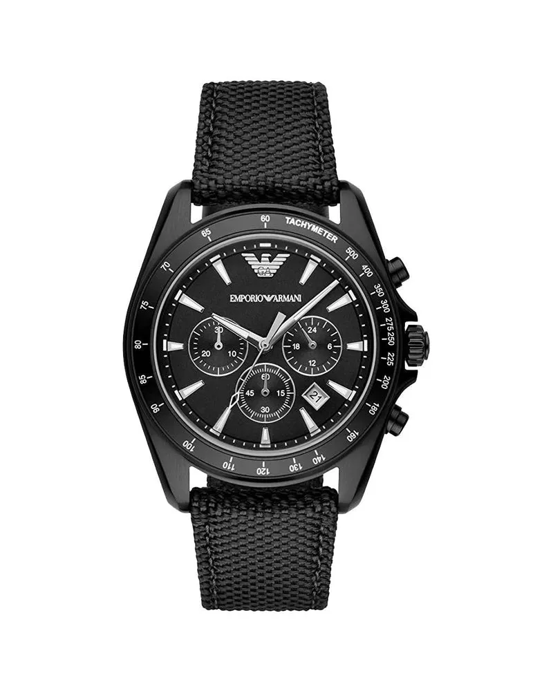 Giorgio Armani Herren-Armbanduhr AR6131 Schwarz