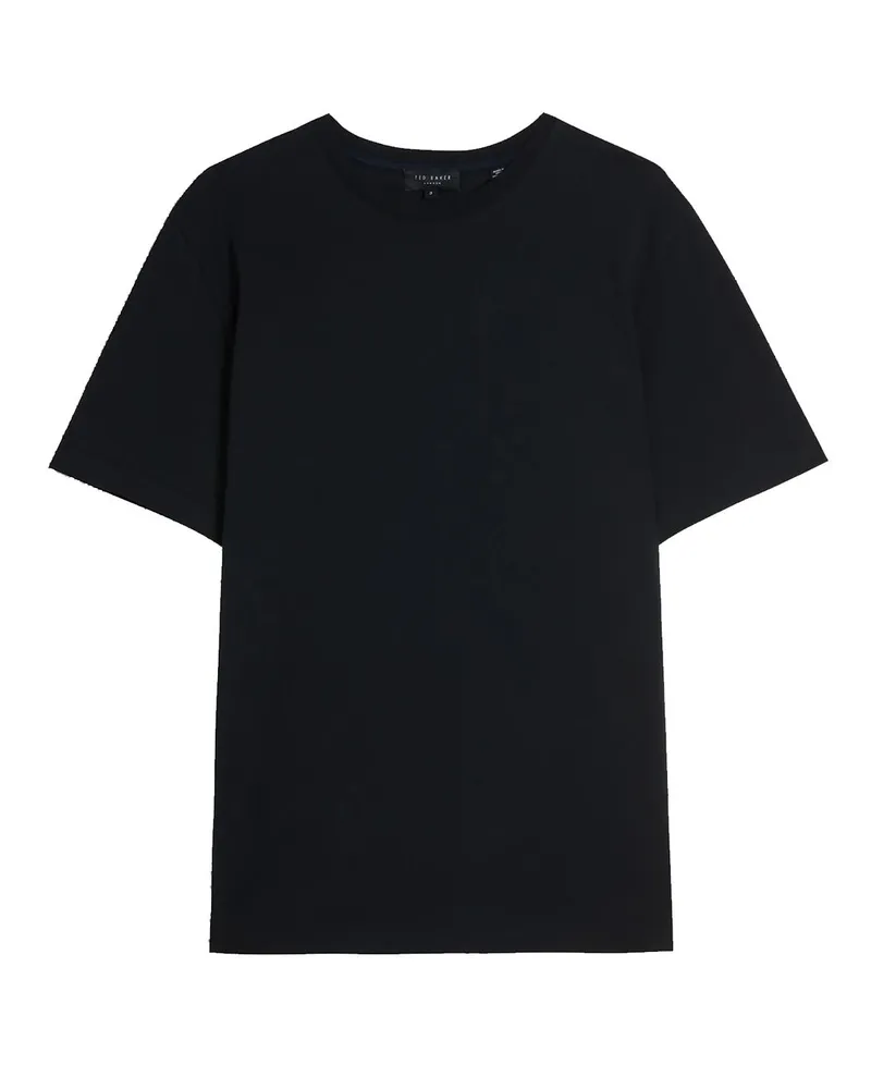 Ted Baker regelmäßig Fit Tywinn Mens Black T-Shirt Schwarz