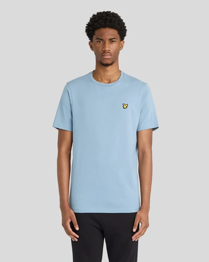 Lyle & Scott Sport-T-Shirt mit kurzen Ärmeln Blau