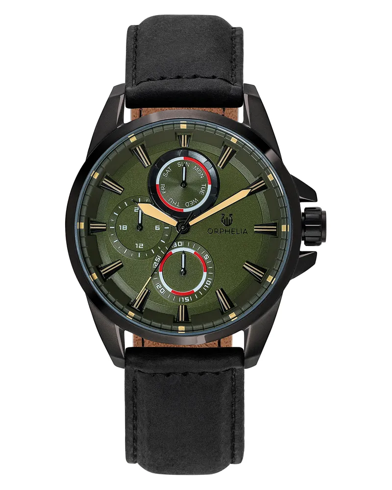 Orphelia Eddington Herren-Armbanduhr OR71901, schwarz Schwarz
