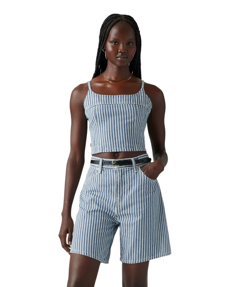 Levi's Jadine" Ärmelloses Oberteil für Damen, kurz geschnitten, Schmal (Hellblau Blau