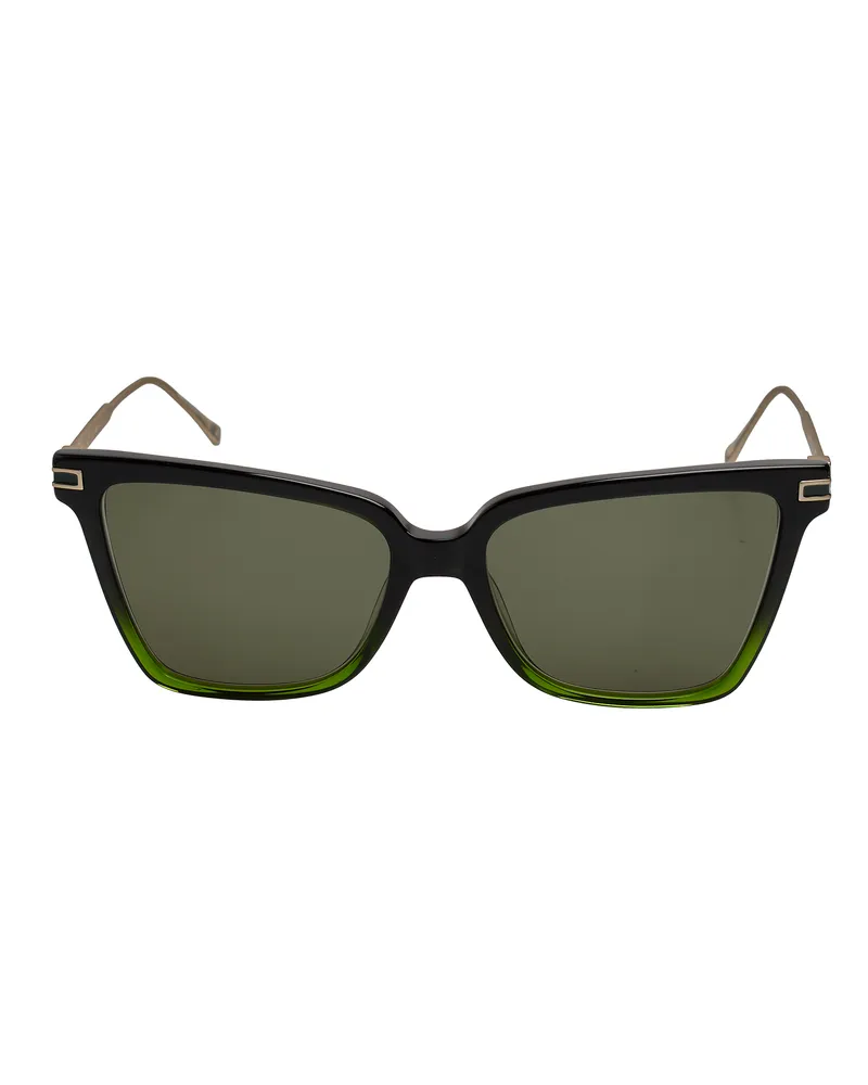Ferragamo Quadratische Sonnenbrille aus Acetat, Modell SF2036S - Grün Grün