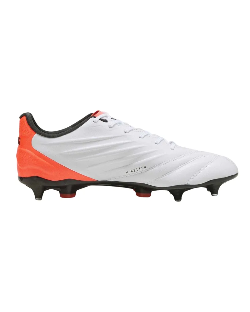 Puma King Pro" Fußballschuhe für weichen Boden für Herren (Puma Weiß Weiß