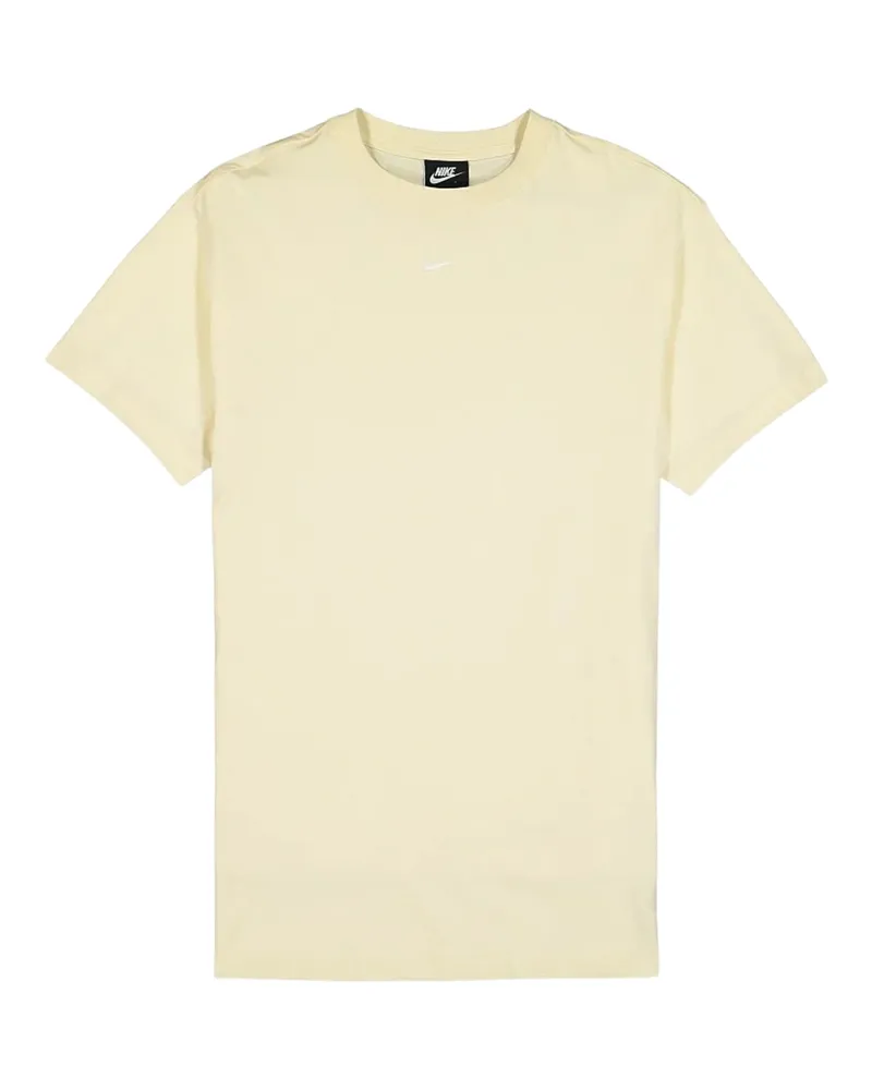 Nike Swoosh Logo Loose Fit Cremefarbenes T-Shirt Creme