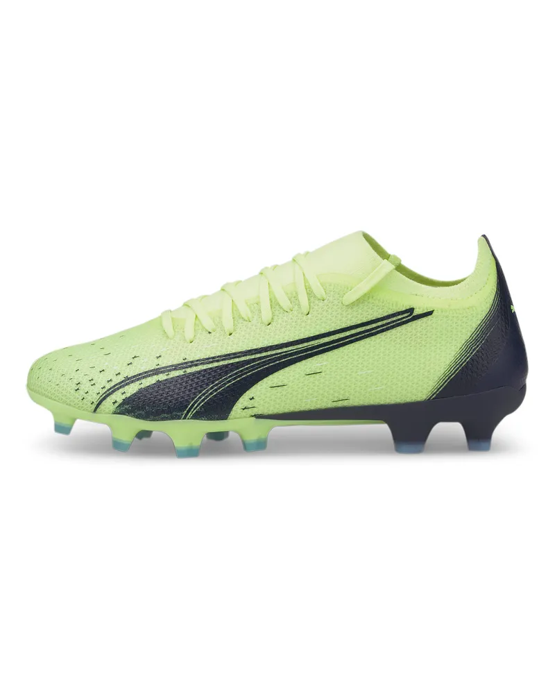 Puma Ultra Match FG/Ag Green Womens Football Stiefel Gelb