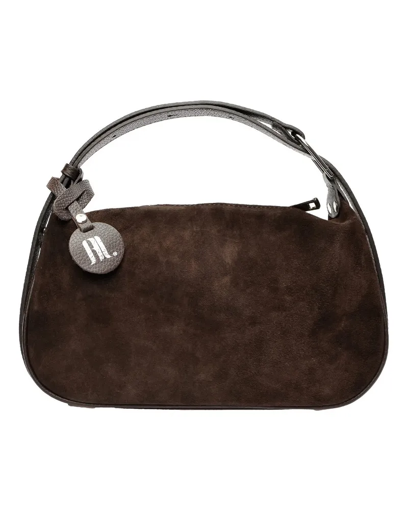 Anna Luchini Kastanienbraun Rindsledertasche Dunkelbraun
