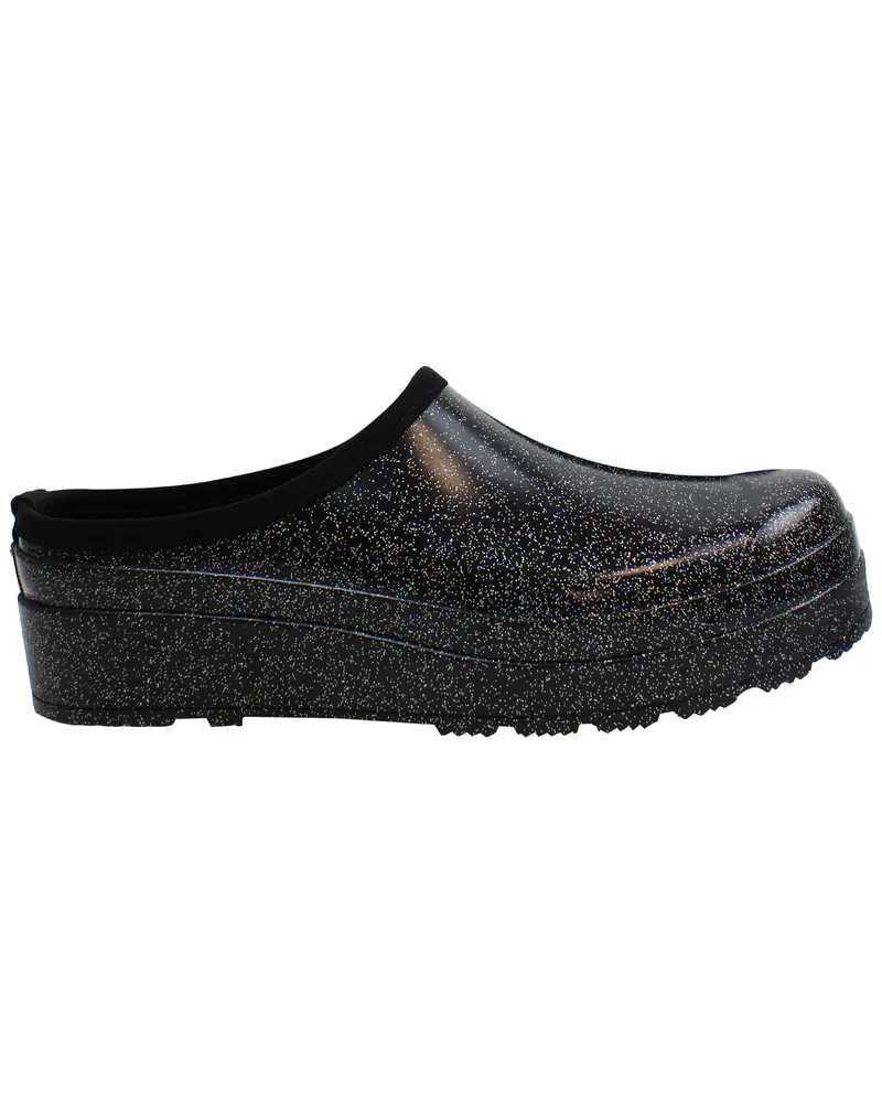 Hunter Play Starcloud Damen Clogs in Schwarz Schwarz