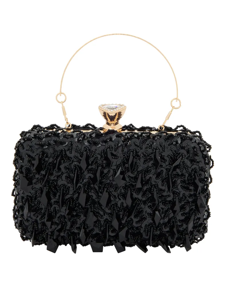 FAINA Minaudière Minaudière Frauen Schwarz Schwarz