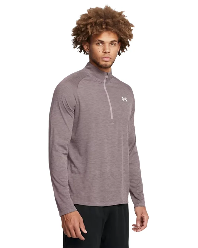 Under Armour 2.0" Sportoberteil mit halbem Reißverschluss für Herren (Grau Grau