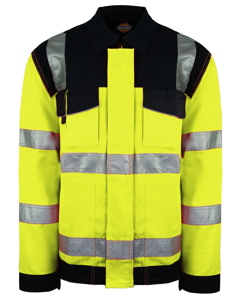 Dickies hohe Sichtbarkeit Herren gelbe Alltagsjacke Gelb
