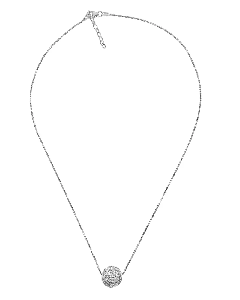 Orphelia Damen-Kette aus 925er Sterlingsilber mit Anhänger – Silber ZH-7235 Silber