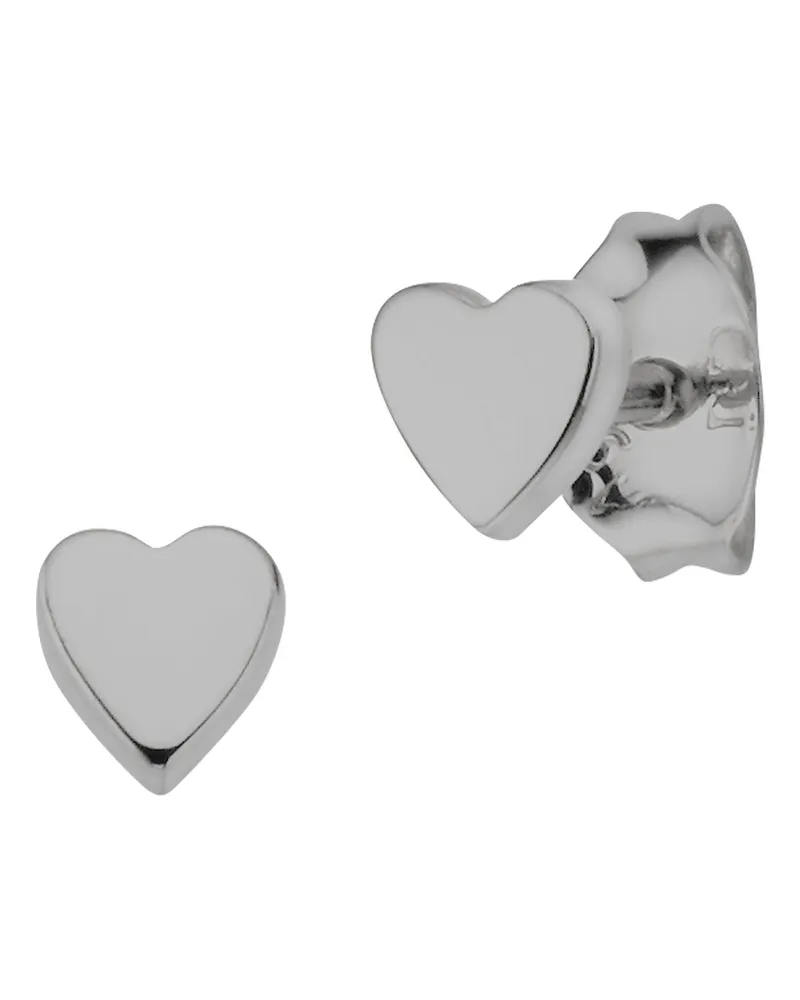 cai Ohrstecker 925/- Sterling Silber rhodiniert Herz Silber
