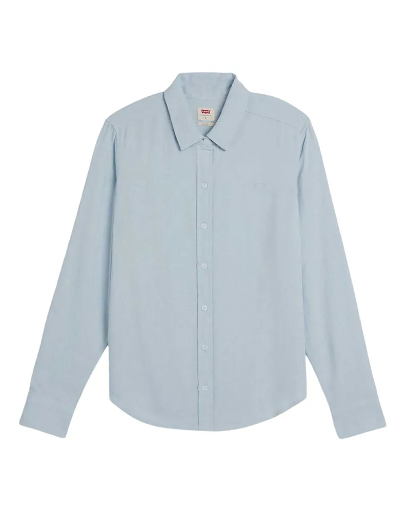 Levi's Hemd für Damen, Mit Kragen, Regulär, Langärmlig (Luftweg Himmelblau