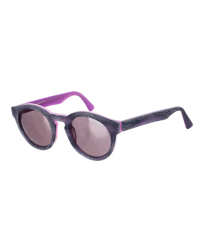 Lotus Acetat-Sonnenbrille mit ovaler Form L8023 unisex Violett