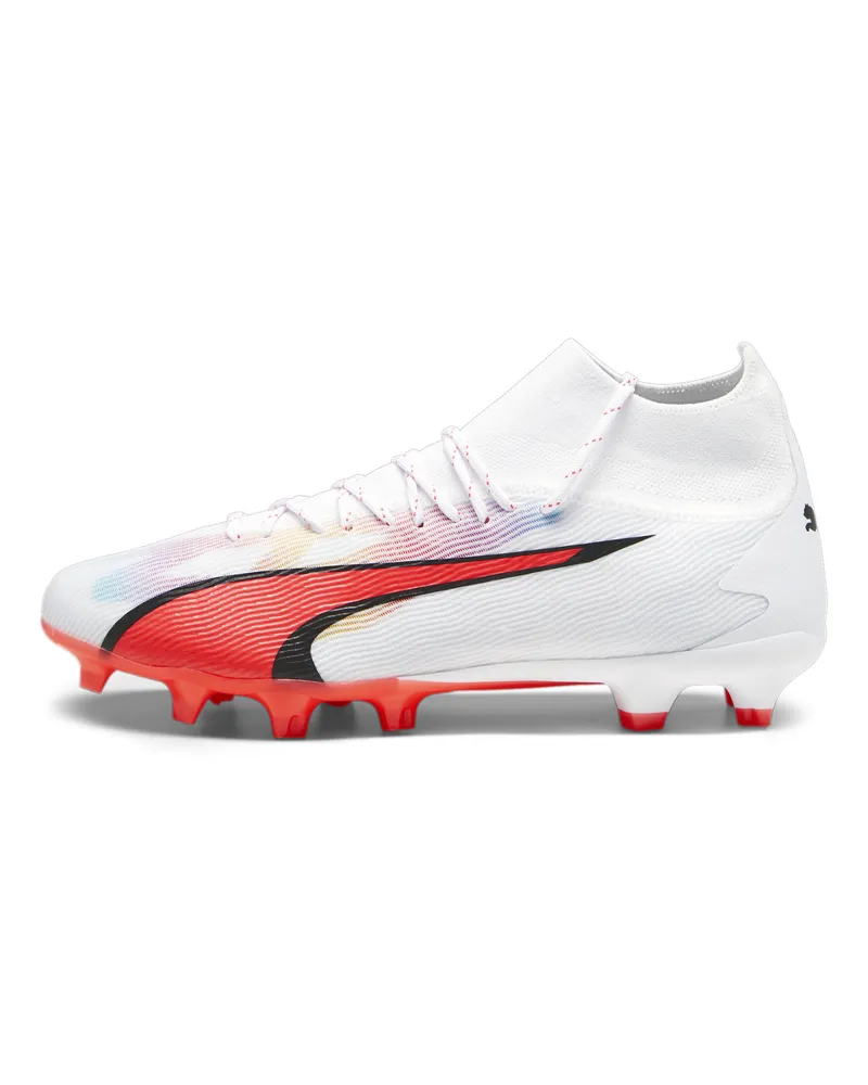 Puma Herren ULTRA PRO FG/AG Fußballschuhe Weiß