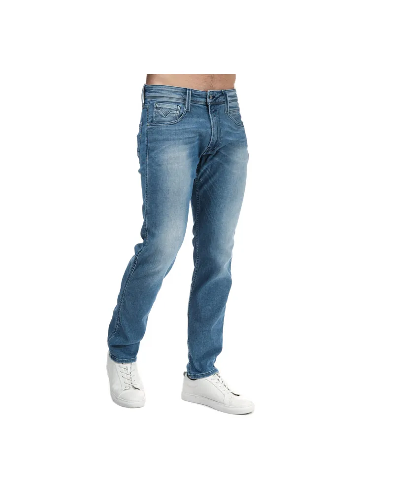 Replay Jean Andbass Slim Blau