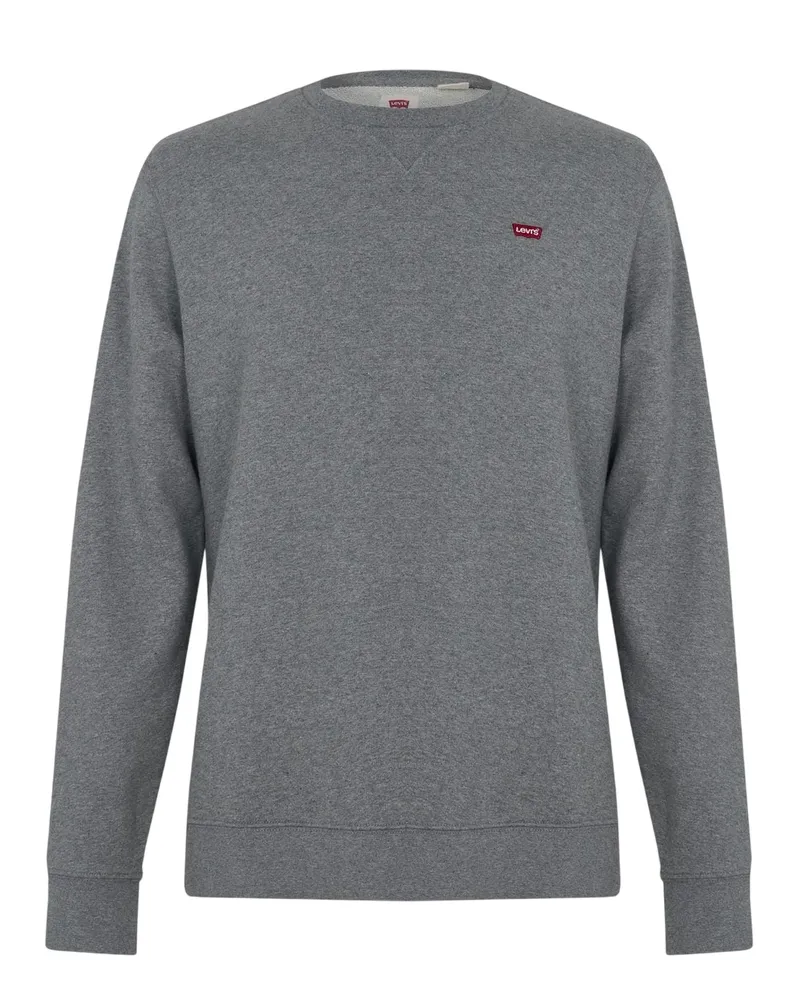 Levi's Original" Sweatshirt für Herren, Rundhalsausschnitt (Grau meliert Grau