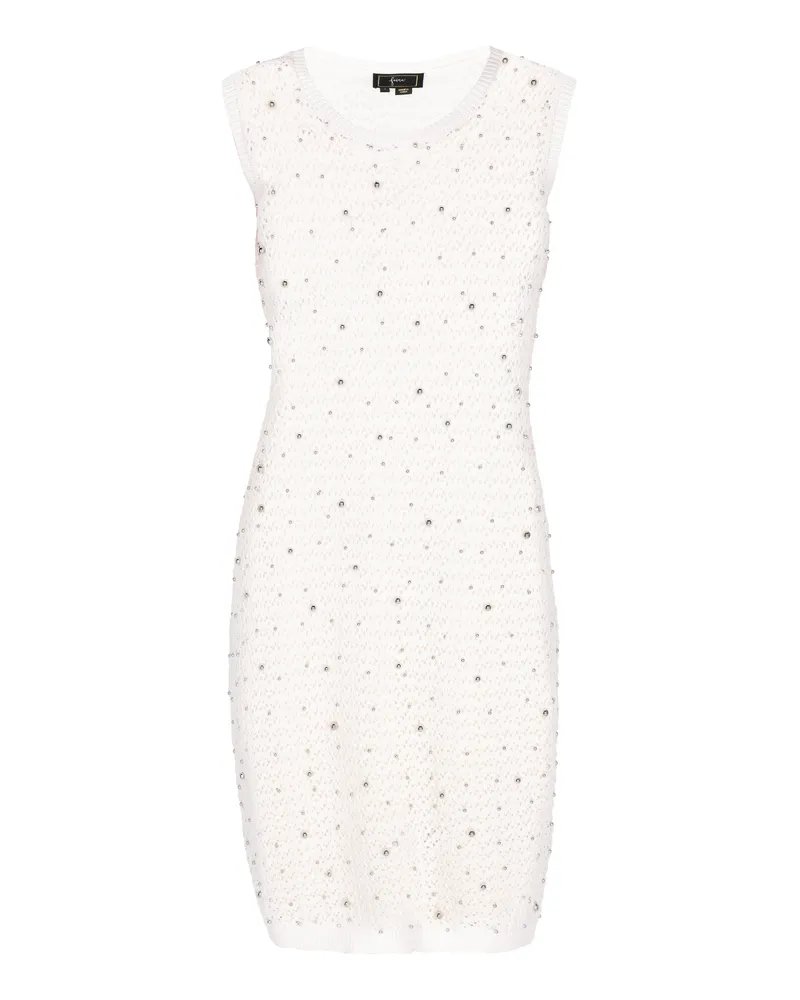 FAINA Kleid Frauen cremefarben Wollweiß
