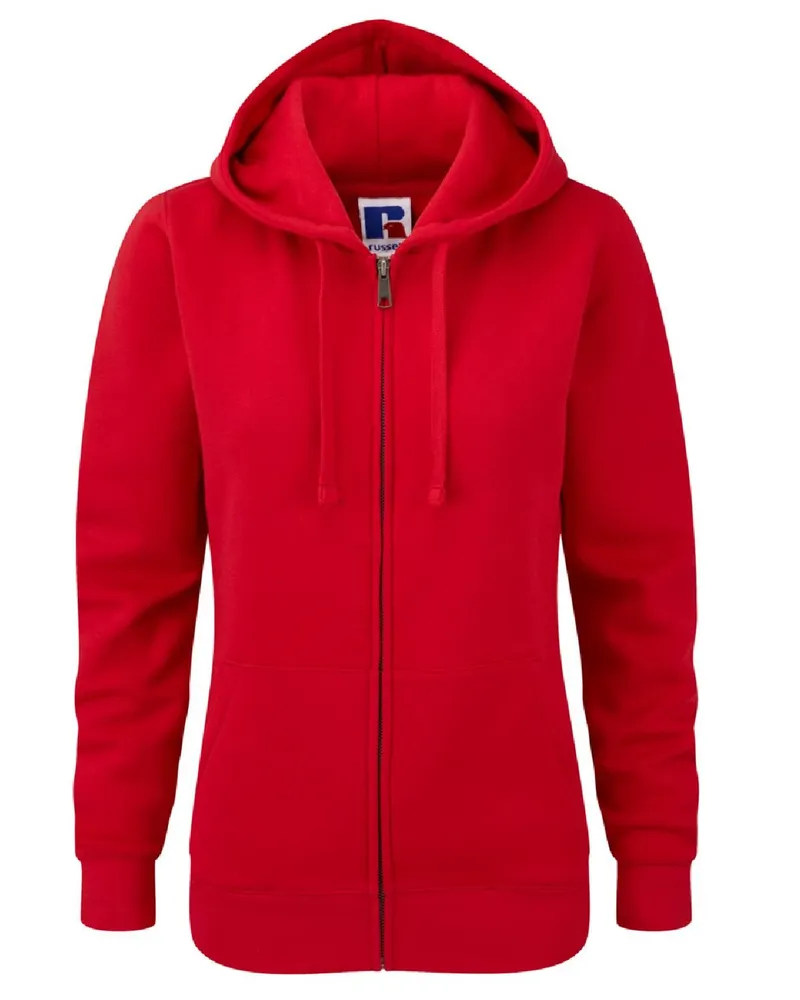 Russell Athletic Russell Damen Kapuzenjacke, 3lagig (Rot Rot