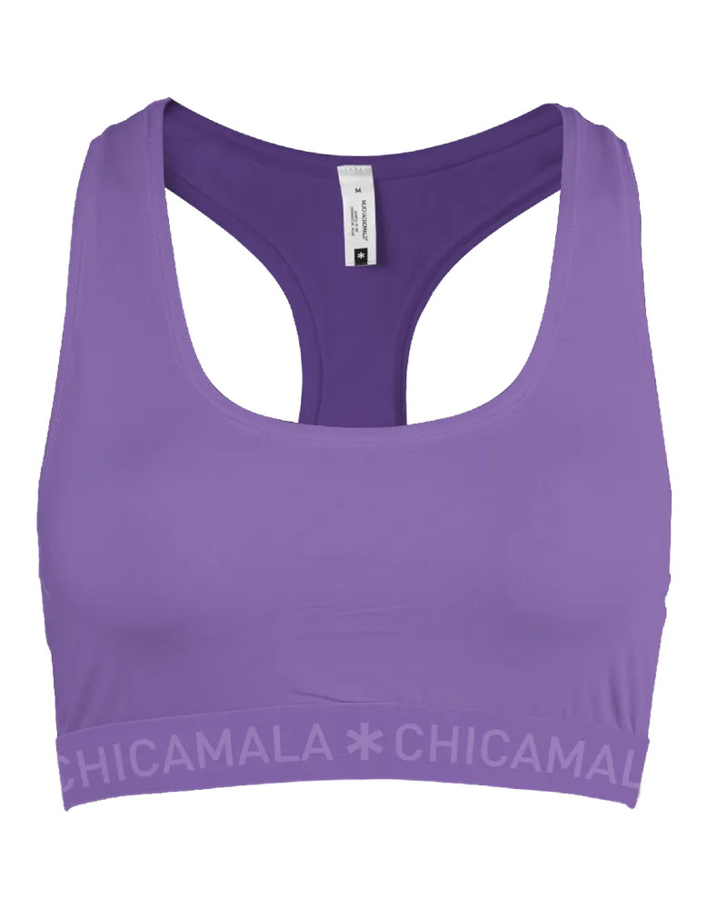 Muchachomalo Chicamala Racerback - Dames Sportbh Lila