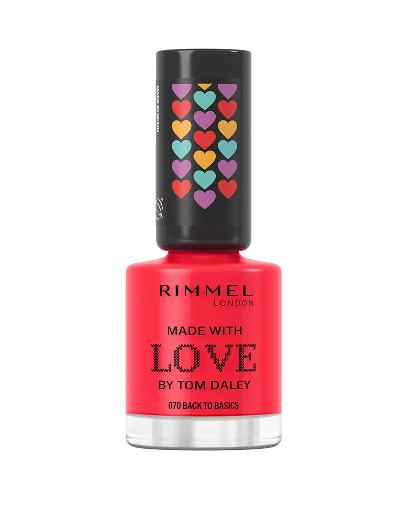 Rimmel London Made With Love Von Tom Daley Nagellack #430-coralicious 8 ml 