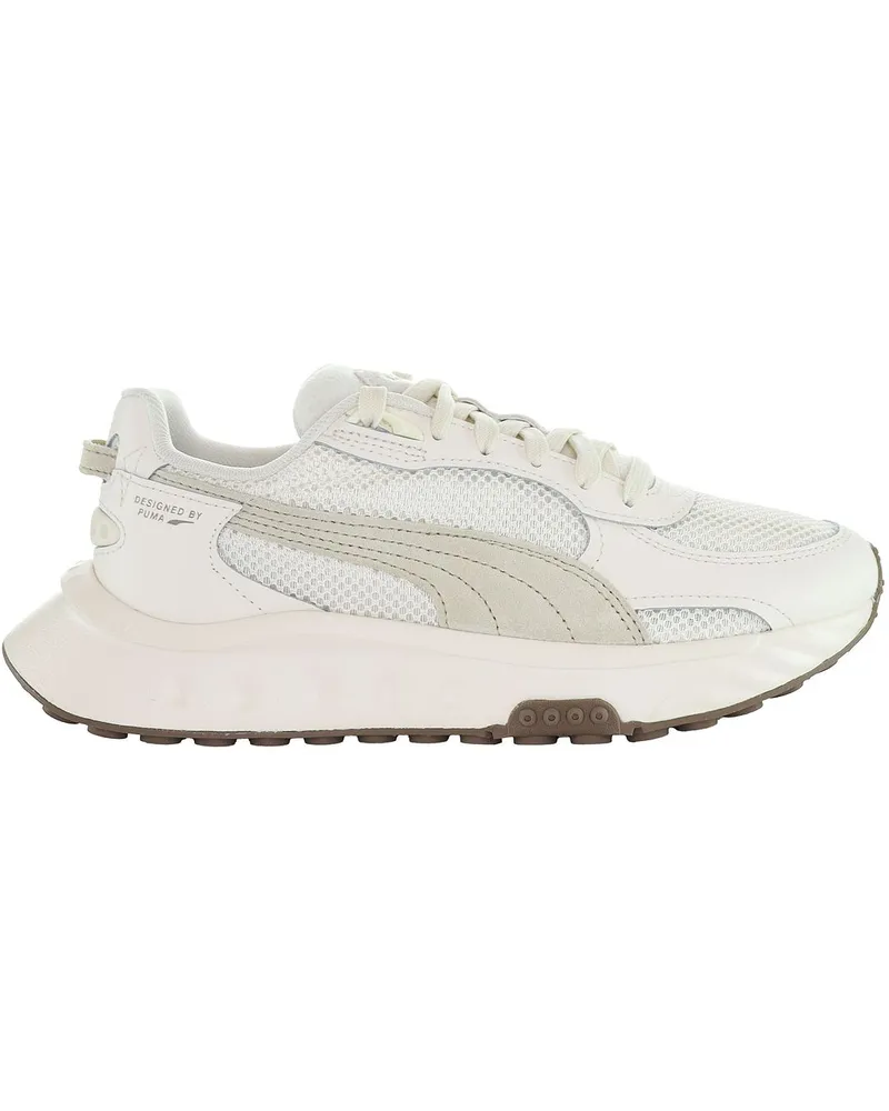 Puma Wild Rider Future Womens Off White Trainer Wollweiß