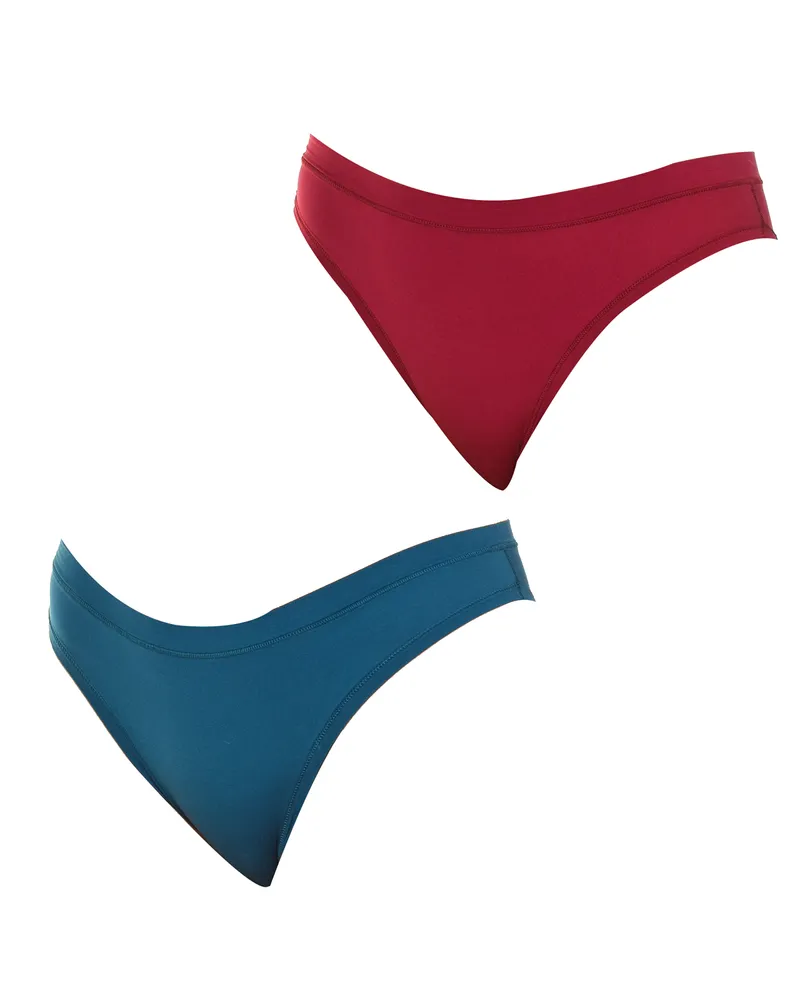 DIM Pack-2 Höschen Body Mouv elastischer Stoff D06W6 Frau Mehrfarbig