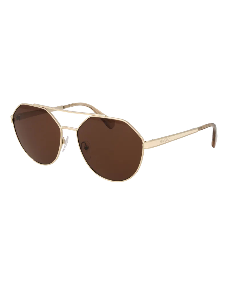 MAX&Co. Max & Co Sonnenbrille MO0119 32E 58 Gold