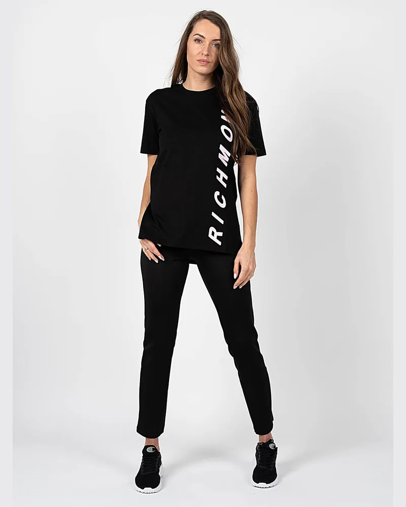 John Richmond Richmond Sport T-Shirt Damen Schwarz Schwarz