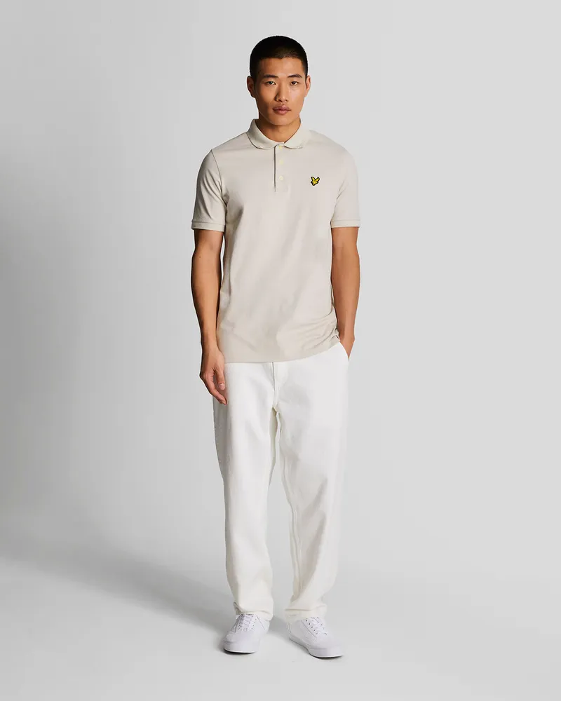 Lyle & Scott Herren-Poloshirt „Rally Tipped“ in Grau Grau