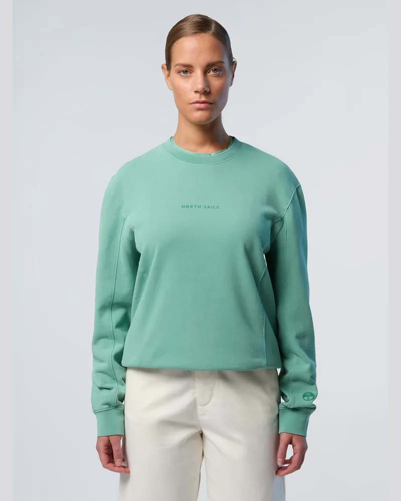 North Sails Sweatshirt North Sails Druck Grün