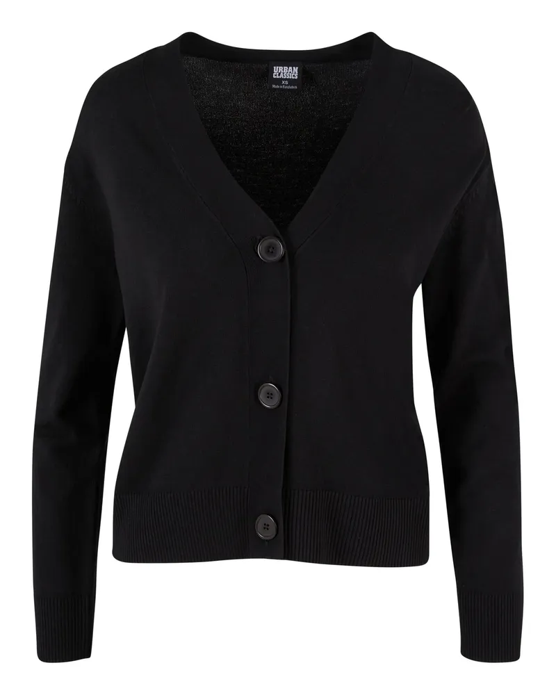 Urban Classics Strickjacke für Damen (Schwarz Schwarz
