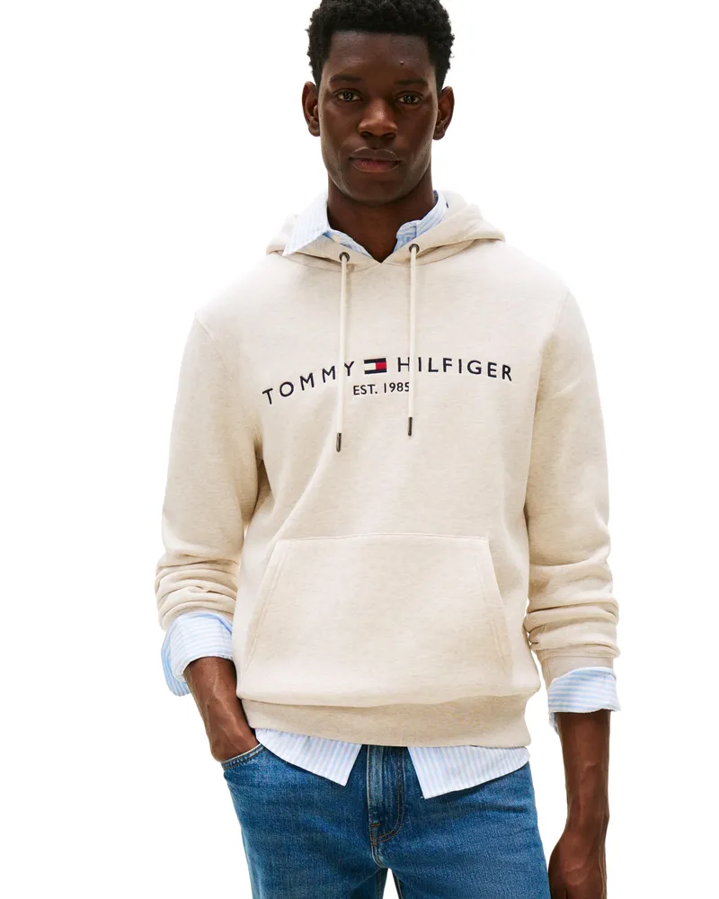 Tommy Hilfiger Kapuzenpullover für Herren (Hafermilch Beige